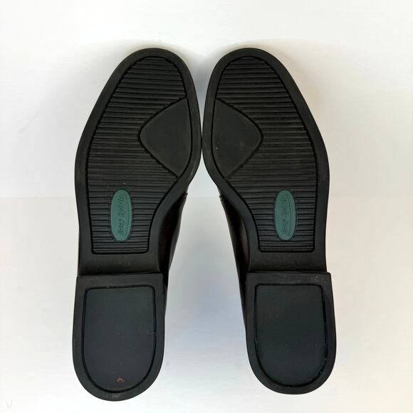 EASY SPIRIT Brown Leather Front Buckle Lightweight Dress Shoes 9.5 Classic - Picture 6 of 7